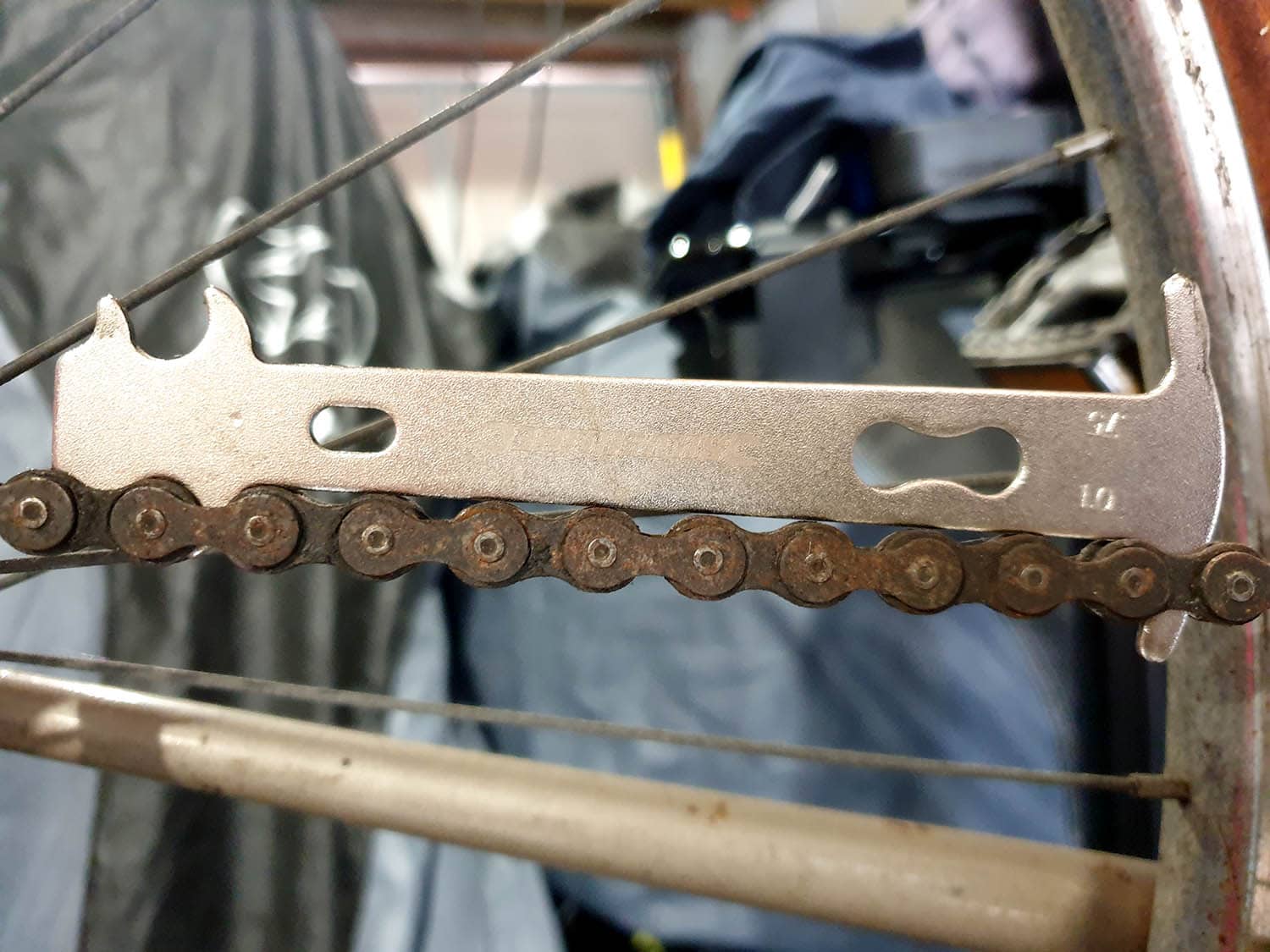 Chain worn. Checked with a chain wear tool and needed replacing. Cassette was also replaced.